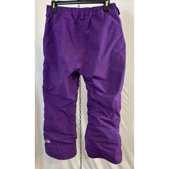 The North Face Snow Pants Youth Girls XL 18 Purple Hyvent Insulated Cargo Ski - Picture 2 of 10